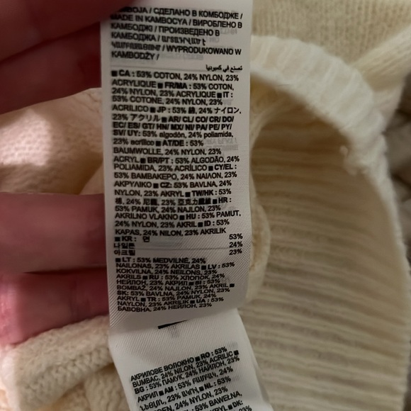 Gap Ivory sweater crew size xxl - Picture 4 of 4